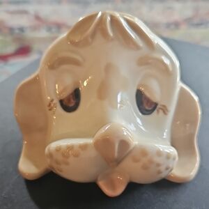 Vintage Ceramic Dog Eye Glass Holder